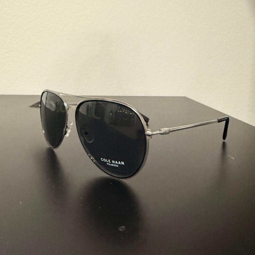 Cole Haan CH8007 Aviators in Gunmetal and Black